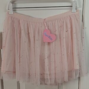 DOLLSKILL SUGAR THRILLZ XXL BABY PINK FAIRY GLAM MOTHER TULLE MINI SKIRT
